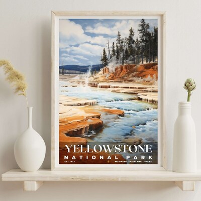 Yellowstone National Park Poster, Travel Art, Office Poster, Home Decor | S6 - image6